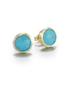 Marco Bicego Women's Jaipur Resort Turquoise & 18k Yellow Gold Stud Earrings In Gold Turquoise