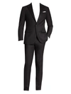 Polo Ralph Lauren Polo Peaked-lapel Tuxedo In Black