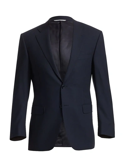 Canali Essential Wool Sportcoat In Navy
