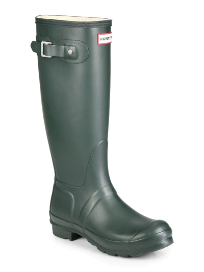 Hunter Original Tall Rain Boots In Green