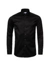 Eton Black Signature Twill Shirt - Contemporary Fit
