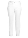 Lafayette 148 Curvy Slim-leg Pant In White