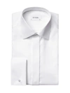 Eton Contemporary Fit Diamond Weave Formal Shirt In White