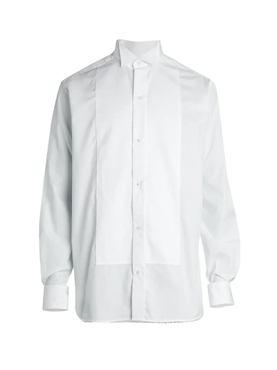 Eton Contemporary Fit Wing Collar Bib Front Formal Shirt In White