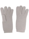 Loro Piana Crocheted Cashmere Gloves In Birch