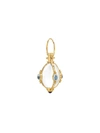 Temple St Clair Women's Classic Rock Crystal, Royal Blue Moonstone & 18k Yellow Gold Charm