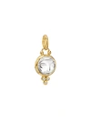 Temple St Clair Women's Celestial Rock Crystal, Diamond & 18k Yellow Gold Small Moonface Pendant