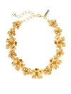Oscar De La Renta Classic Goldtone Flower Necklace