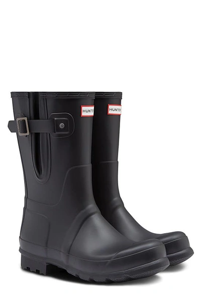 Hunter Original Short Waterproof Rain Boots In Black