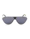 Stella Mccartney Women's 99mm Pilot Logo Sunglasses In Silver