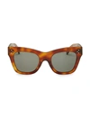 Celine 50mm Tortoise Cat Eye Sunglasses In Brown Tortoise