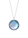 Ippolita Women's Rock Candy Sterling Silver & Triplet Bottle Cap Double-sided Pendant Necklace