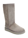 Ugg Classic Tall Ii Shearling-lined Suede Boots In Grey