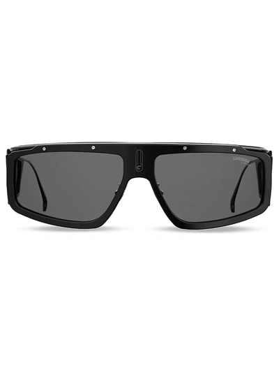 Carrera Facer 62mm Modified Shield Sunglasses In Grey
