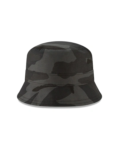 New Era Men's Ek Reversible Bucket Hat In Camo Black