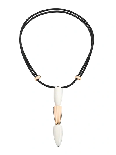 Vhernier Calla 18k Rose Gold & Kogolong Pendant Necklace In Pink Gold