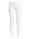 J Brand Maria High-rise Skinny Jeans In Blanc