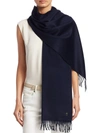 Loro Piana Women's Grande Cashmere Scarf In Blue