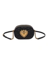 Dolce & Gabbana Women's Devotion Quilted Leather Camera Bag In Black