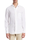 Loro Piana Arizona Linen Button-down In White