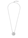 Majorica Allegra Long Steel Faux-pearl Chain Necklace In White