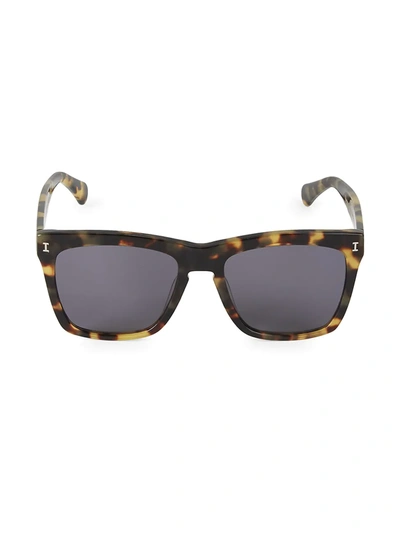 Illesteva Women's 55mm Los Feliz Tortoise Square Sunglasses