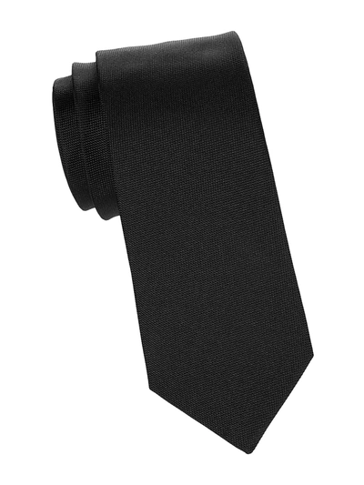 Eton Silk Tie In Black