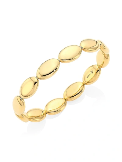 Alberto Milani Via Senato 18k Yellow Gold Bangle Bracelet