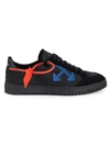 Off-white Men's Low Arrow Sneakers In Black Blue