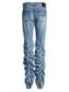 R13 Shirred Boy Bootcut Jeans In Haston