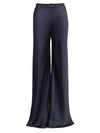 The Row Women's Gala Silk Pants In Navy