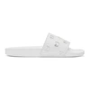 Gucci Pursuit Gg Logo Slide Sandal In White