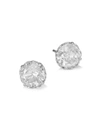 Kate Spade That Sparkle Round Earrings In Clear Silver
