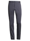 Pt01 Slim-fit Silk-blend Silkochino Trousers In Blue