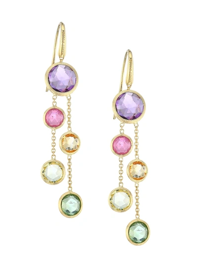 Marco Bicego Women's Jaipur 18k Yellow Gold & Mixed Gemstones Drop Earrings