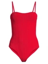 Hunza G Maria Nile One-piece Swimsuit In Red