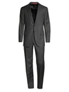 Isaia Regular-fit Classic Wool Suit In Grey