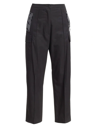 Artica Arbox Cropped Trousers In Black