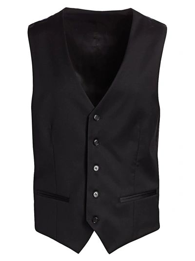 Saks Fifth Avenue Collection Wool Vest In Black