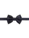 Emporio Armani Men's Solid Silk Bow Tie In Night Blue