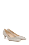 Sam Edelman Dori Metallic Leather Kitten-heel Pumps In Jute Glam