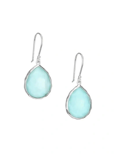Ippolita Women's Rock Candy Small Sterling Silver & Doublet Teardrop Earrings In Turquoise