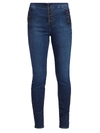 J Brand Women's Natasha Sky High-rise Skinny Jeans In Equalize