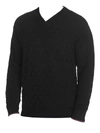 Robert Graham Men's Randie V-neck Sweater In Black