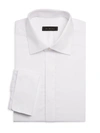 Saks Fifth Avenue Collection Twill French Cuff Dress Shirt In White