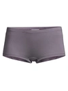 Hanro Soft Touch Boyshort Briefs In Warm Grey