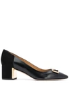 Tory Burch Gigi Leather & Suede Pumps In Perfect Black