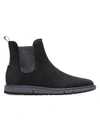 Swims Men's Motion Leather Chelsea Boots In Black Grey