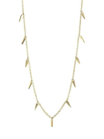 Sydney Evan 14k Gold Small Fringe Necklace