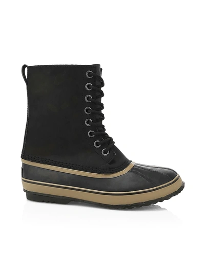 Sorel 1964 Leather Hiking Boots In Black
